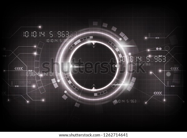 Grey Futuristic Game Technology Background Vector Stock Vector (Royalty ...