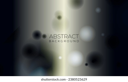 Grey geometric abstract background with circles. Vector illustration