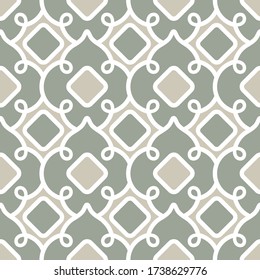 Grey geometric seamless vector pattern. Decorative surface print design. For backgrounds, fabric, stationery and packaging,