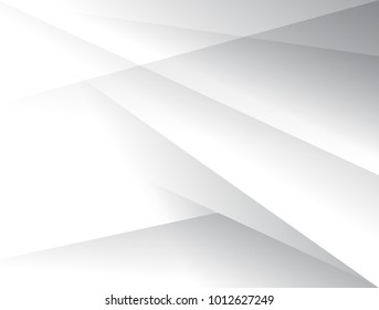 Grey geometric technology background with gear shape. Vector abstract graphic design