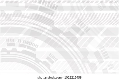 Grey geometric technology background with gear shape,EPS10