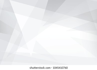 Grey geometric technology background with gear shape. Vector abstract graphic design