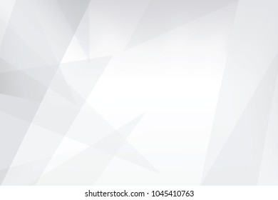 Grey geometric technology background with gear shape. Vector abstract graphic design