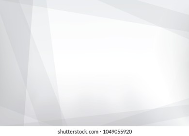 Grey geometric technology background with gear shape. Vector abstract graphic design