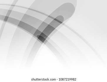 Grey geometric technology background with gear shape. Vector abstract graphic design