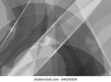 Grey geometric technology background with gear shape. Vector abstract graphic design