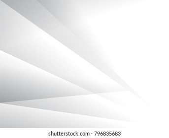 Grey geometric technology background with gear shape. Vector abstract graphic design