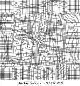Fondo geométrico gris. Patrón moderno abstracto hecho con líneas curvas. Ilustración vectorial para el diseño gráfico.