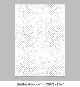 Grey geometrical pentagram star shape pattern background brochure template design