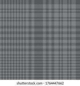 Grey Glen Plaid textured seamless pattern suitable for fashion textiles and graphics