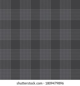 Grey Glen Plaid textured seamless pattern suitable for fashion textiles and graphics