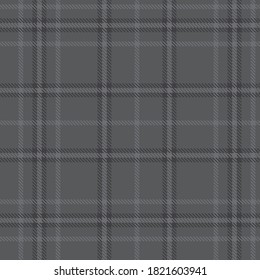 Grey Glen Plaid textured seamless pattern suitable for fashion textiles and graphics