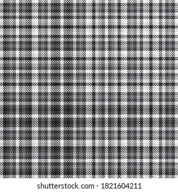 Grey Glen Plaid textured seamless pattern suitable for fashion textiles and graphics