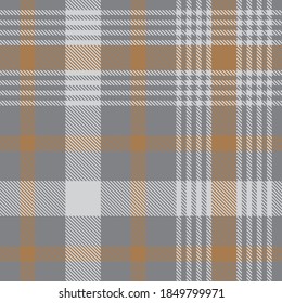 Grey Glen Plaid textured seamless pattern suitable for fashion textiles and graphics