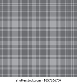 Grey Glen Plaid textured seamless pattern suitable for fashion textiles and graphics