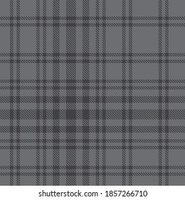 Grey Glen Plaid textured seamless pattern suitable for fashion textiles and graphics