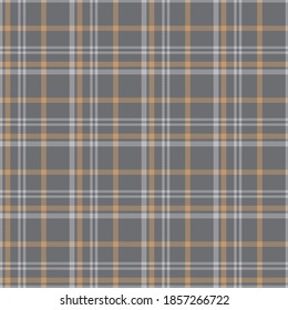 Grey Glen Plaid textured seamless pattern suitable for fashion textiles and graphics