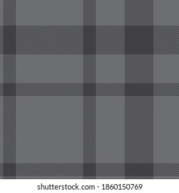 Grey Glen Plaid textured seamless pattern suitable for fashion textiles and graphics