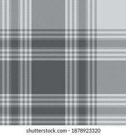 Grey Glen Plaid textured seamless pattern suitable for fashion textiles and graphics