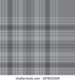 Grey Glen Plaid textured seamless pattern suitable for fashion textiles and graphics