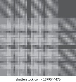 Grey Glen Plaid textured seamless pattern suitable for fashion textiles and graphics