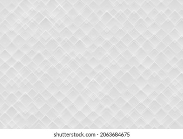 Fondo geométrico de tecnología abstracta de cuadrados grisáceos. Diseño vectorial mínimo