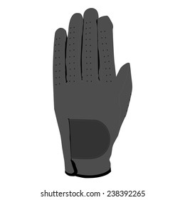 Grey glove, sport glove, glove isolated, motorcycle glove