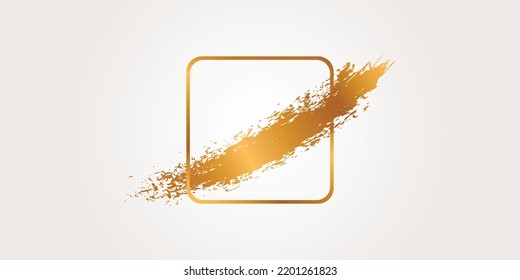 Grey and gold abstract background
