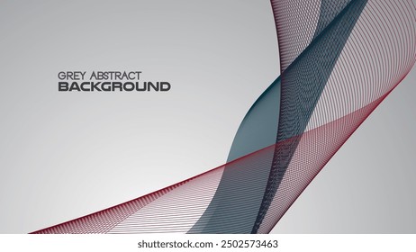 Grey gradient abstract background with curve line