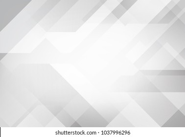 Abstract Geometric White Gray Color Background Stock Vector (Royalty ...