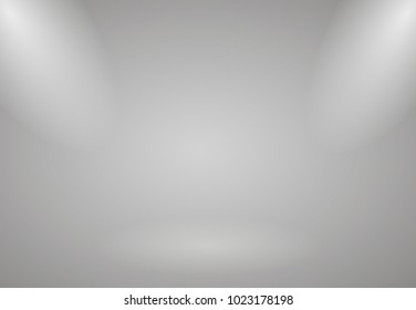 Grey gradient abstract background.Grey gradient abstract with spotlights. background gray gradient Vector illustration