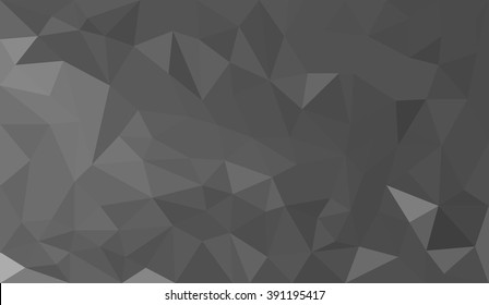 Grey Gradient abstract geometric triangular polygon style illustration graphic background