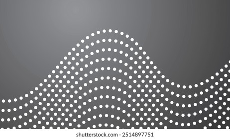 Gradiente gris abstracto con fondo de Vector de Imagen de haltones