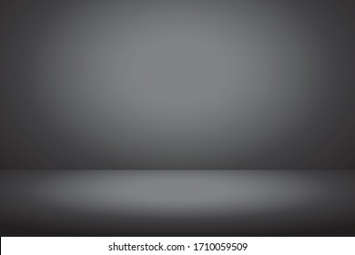 Grey gradient abstract studio room background, offering a sophisticated and versatile backdrop for modern design and creative projects.