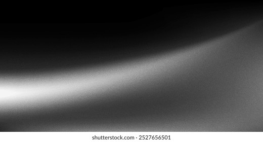 Fundo de gradiente cinza, textura de gradação de grão preto e branco abstratos, fundo abstrato de textura de ruído vetorial