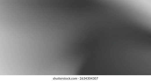 Fundo de gradiente cinza, textura de gradação de grão preto e branco abstratos, textura de ruído vetorial abstrata ilustração de vetor de fundo