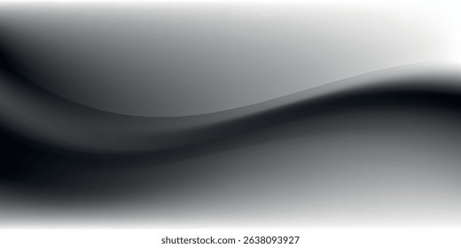 Grey gradient background, abstract black and white grain gradation texture vector illustration eps10