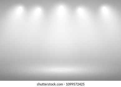 Grey gradient background. Abstract illustration background texture of beauty dark and light clear grey, gradient flat wall and floor in empty spacious room.