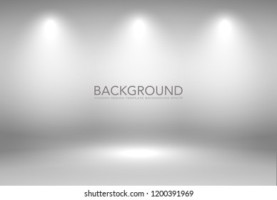Grey gradient background. Abstract illustration background texture of beauty dark and light clear grey, gradient flat wall and floor in empty spacious room.