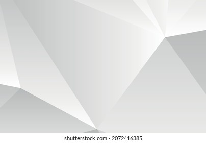 Grey gradient background design. Abstract geometric vector.