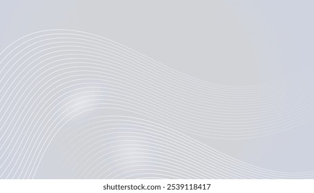 Grey gradient with curve line abstract background vector image for backdrop or presentation