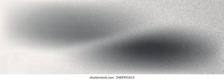 Grey gradient grain texture background gray black white monochrome smooth grainy backdrop design copy space