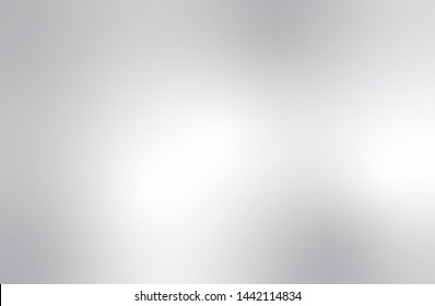 Grey gradient vector background. Abstract silver wallpaper texture. Metallic illustration style. Template for website design and social media advertising.