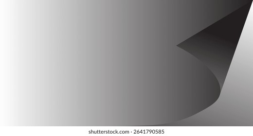 Grey gradient vector background. Abstract silver wallpaper texture. Metallic illustration style. Template for website design and social media advertising.