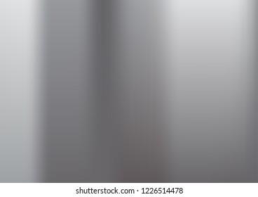 Grey gradient. White and black vector foil backdrop. Light silver, gray vector blurry monochrome texture.  Trendy cover design. Diamond surface business placard background. Cool soft color.