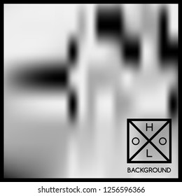 Grey gradient. White and black vector foil backdrop. Light silver, gray vector blurry monochrome texture.  Trendy cover design. Diamond surface business placard background. Cool soft color.