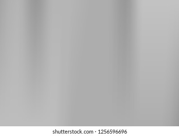 Grey gradient. White and black vector foil backdrop. Light silver, gray vector blurry monochrome texture.  Soft background. Abstract background. Business cover. Futuristic black banner.