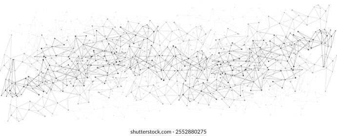 Fondo gráfico gris con puntos con tecnologías de conexiones