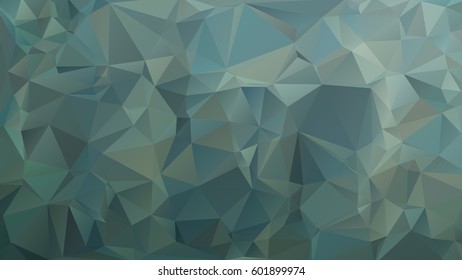 Grey green abstract low poly geometric background