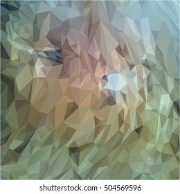 Grey Green background geometric polygonal mosaic, vector illustration, abstract texture triangle